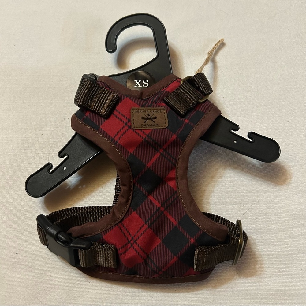 XS Plaid Dog Harness
